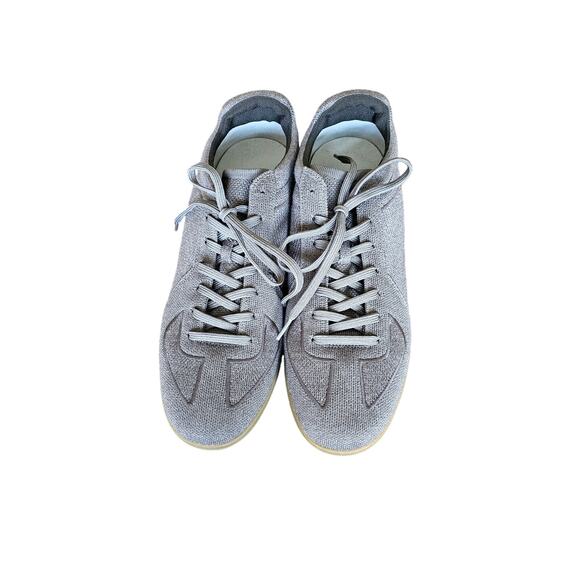 Men Rothy's Gray Knit Comfort Sneakers Normcore Preppy 12 Excellent Condition - Picture 4 of 9